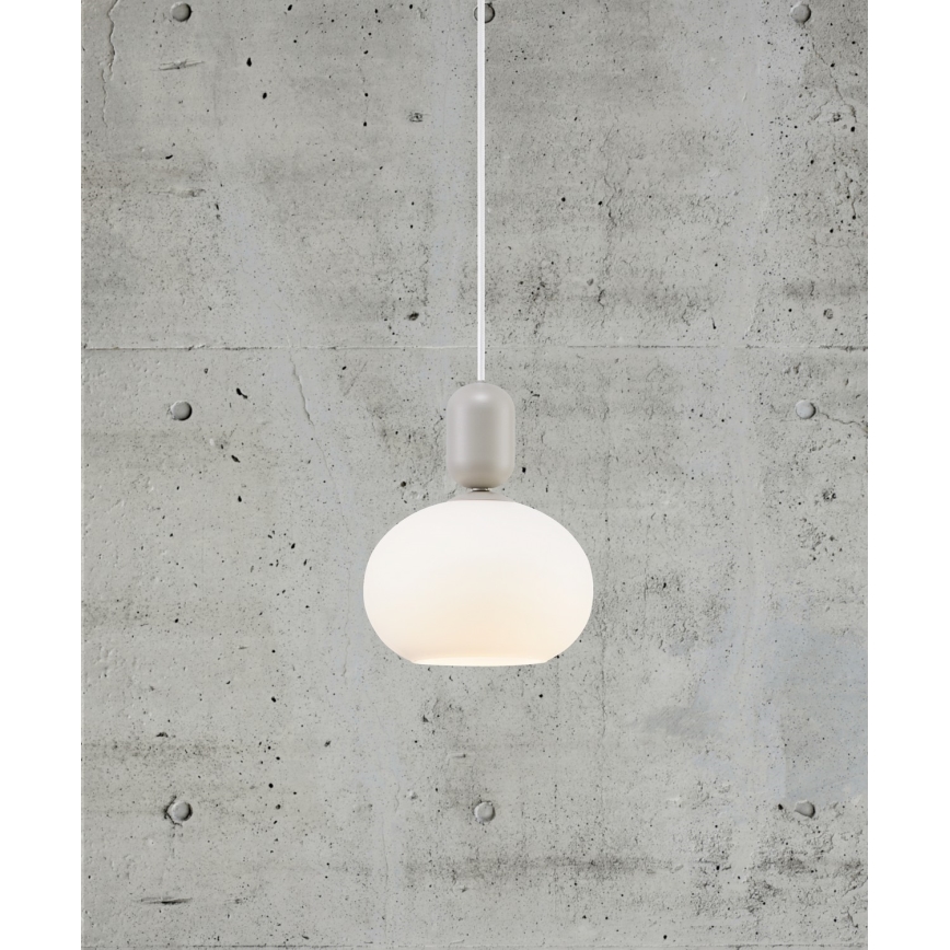 Nordlux - Hängeleuchte an Schnur NOTTI 1xE27/40W/230V grau