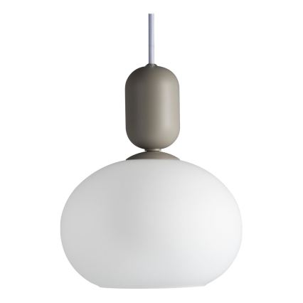 Nordlux - Hängeleuchte an Schnur NOTTI 1xE27/40W/230V grau