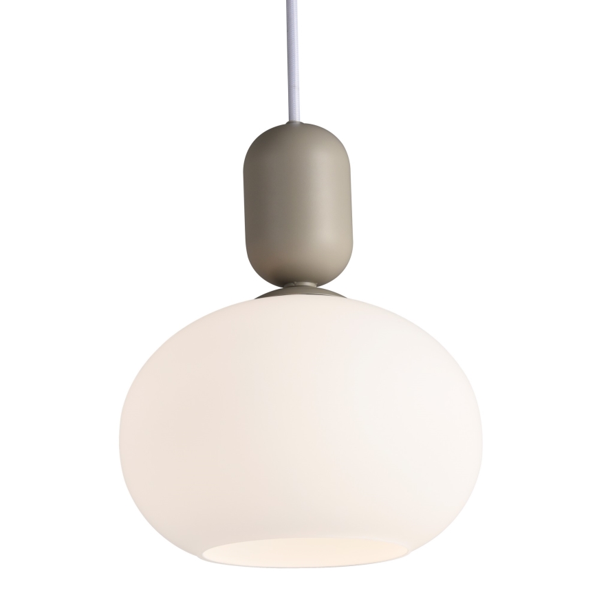 Nordlux - Hängeleuchte an Schnur NOTTI 1xE27/40W/230V grau