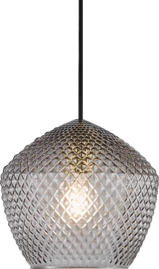Nordlux - Hängeleuchte an Schnur ORBIFORM 1xE27/40W/230V schwarz/grau