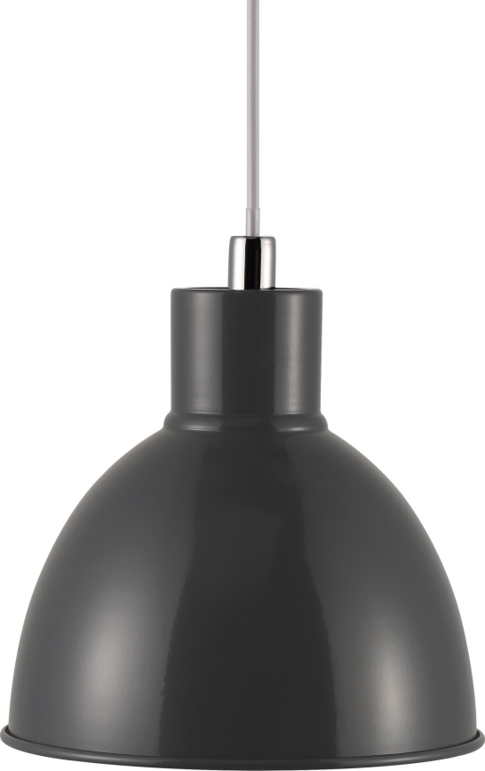 Nordlux - Hängeleuchte an Schnur POP 1xE27/40W/230V anthrazit