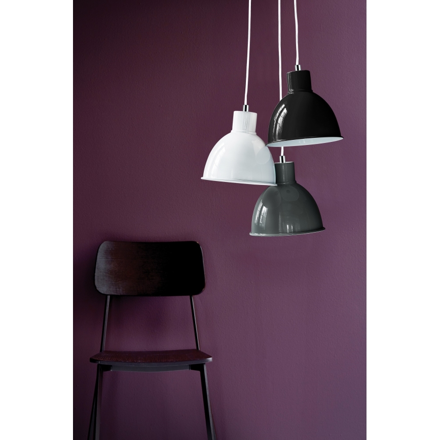 Nordlux - Hängeleuchte an Schnur POP 1xE27/40W/230V anthrazit