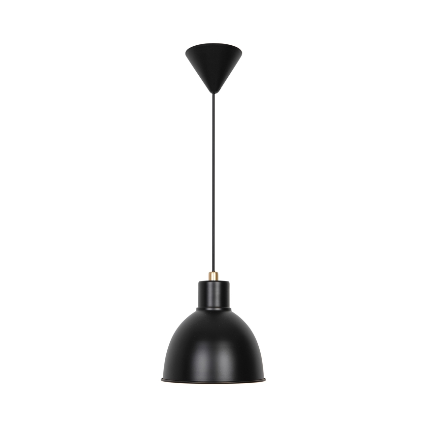 Nordlux - Hängeleuchte an Schnur POP 1xE27/40W/230V schwarz/golden
