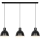 Nordlux - Hängeleuchte an Schnur POP 3xE27/40W/230V schwarz/golden