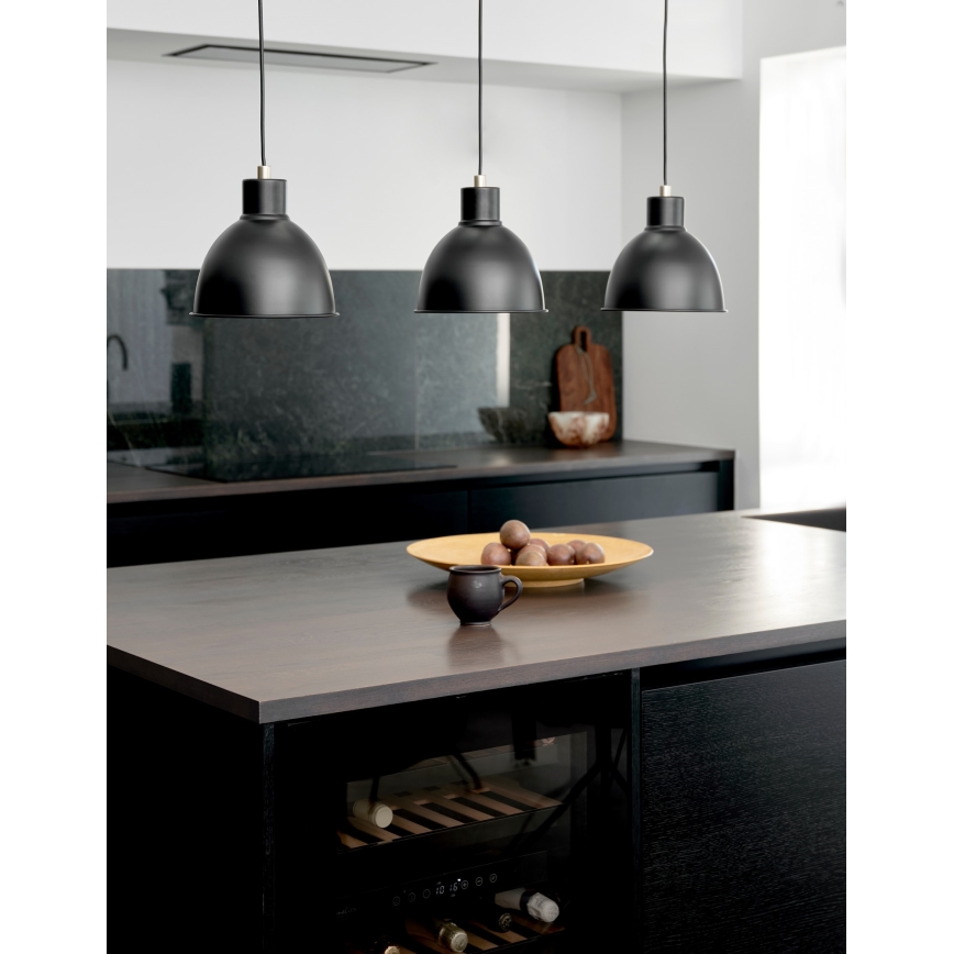 Nordlux - Hängeleuchte an Schnur POP 3xE27/40W/230V schwarz/golden
