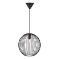 Nordlux - Hängeleuchte BERONI an Kabel 1xE27/60W/230V schwarz Ø 35 cm