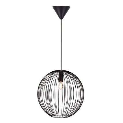 Nordlux - Hängeleuchte BERONI an Kabel 1xE27/60W/230V schwarz Ø 35 cm