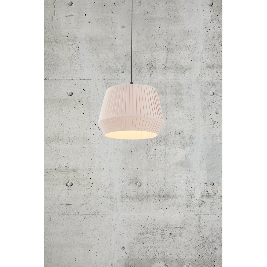 Nordlux - Hängeleuchte DICTE mit Kabel 1xE27/60W/230V Ø40 cm beige