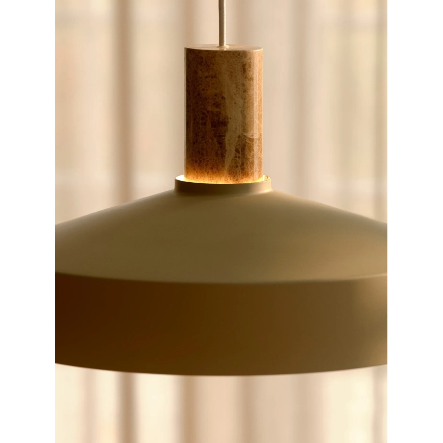 Nordlux - Hängeleuchte ELVAS 1xE27/60W/230V d 37,5 cm beige