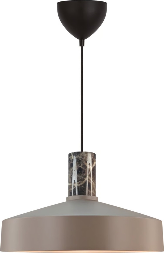 Nordlux - Hängeleuchte ELVAS 1xE27/60W/230V d 37,5 cm braun
