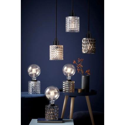 Nordlux - Hängeleuchte HOLLYWOOD 1xE27/60W/230V rauchig