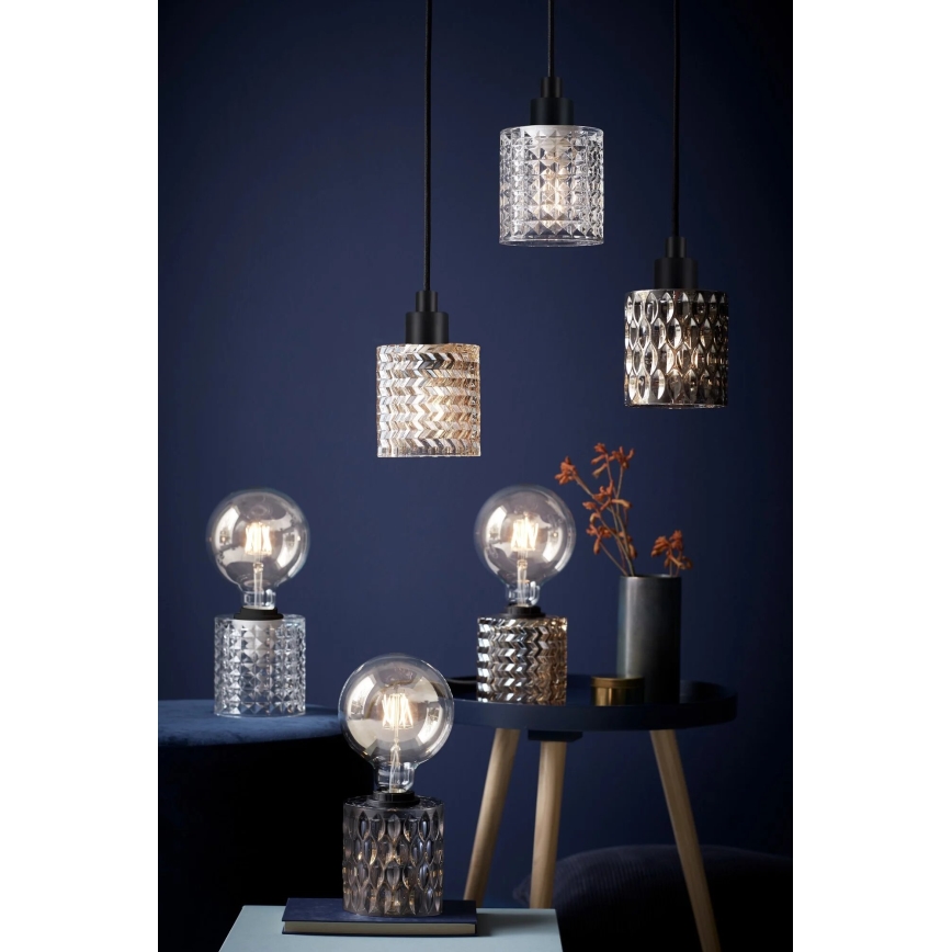 Nordlux - Hängeleuchte HOLLYWOOD 1xE27/60W/230V rauchig