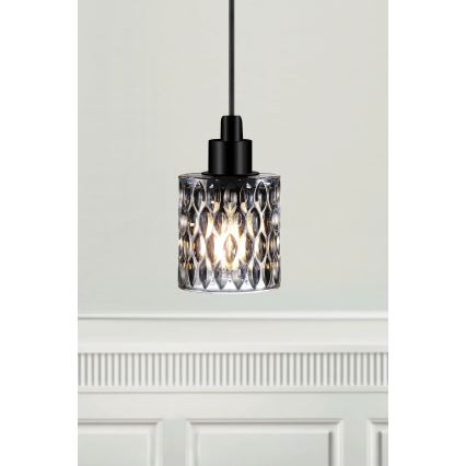 Nordlux - Hängeleuchte HOLLYWOOD 1xE27/60W/230V rauchig