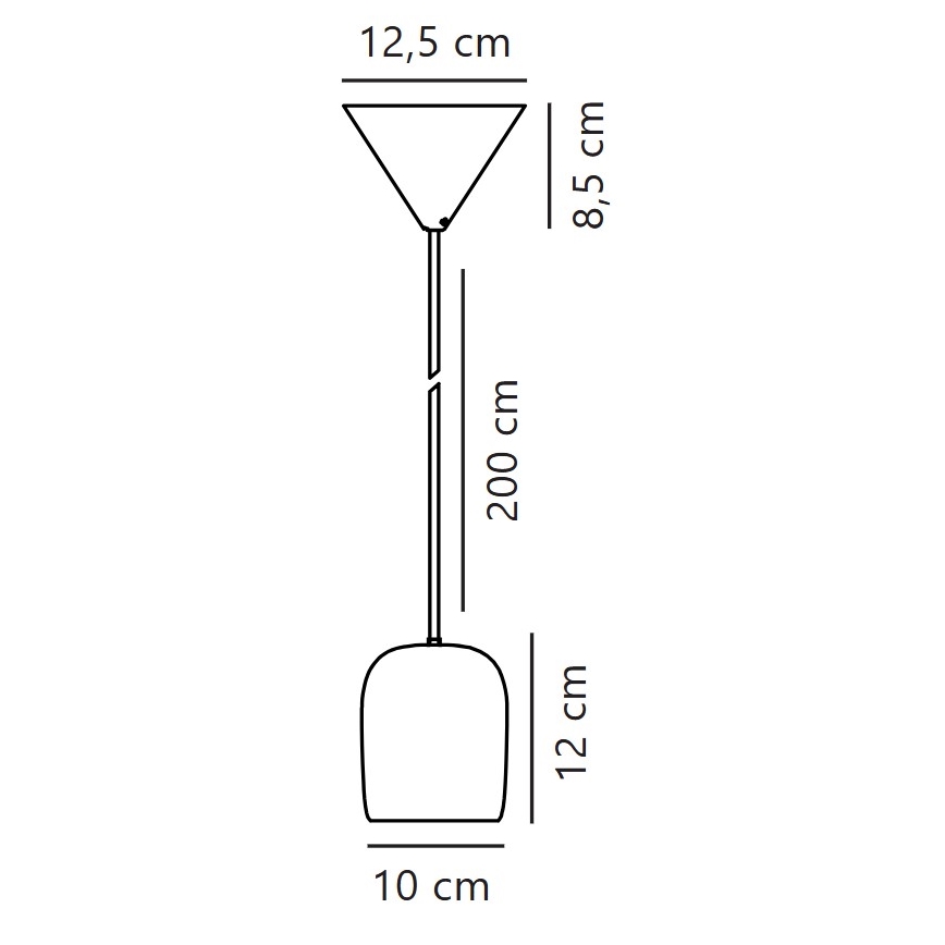 Nordlux - Hängeleuchte NOTTI 1xE27/25W/230V orange