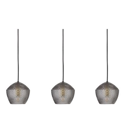 Nordlux - Hängeleuchte ORBIFORM 3xE14/25W/230V schwarz/grau