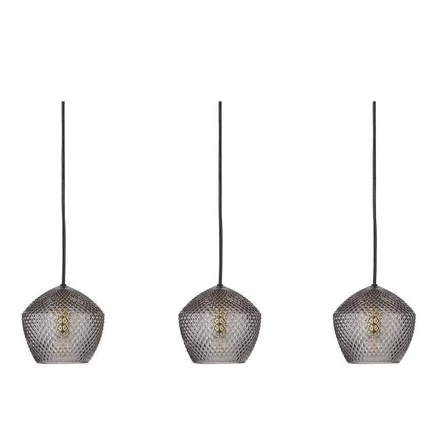 Nordlux - Hängeleuchte ORBIFORM 3xE14/25W/230V schwarz/grau