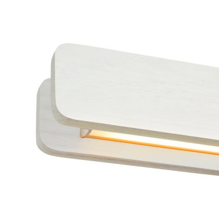 Nordlux - LED-dimmbare Pendelleuchte an Seil ILGAS LED/47W/230V 3000K weiß/Esche 115 cm
