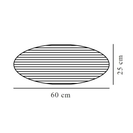 Nordlux - Lampenschirm für Hängeleuchte VILLO E27 d 60 cm braun
