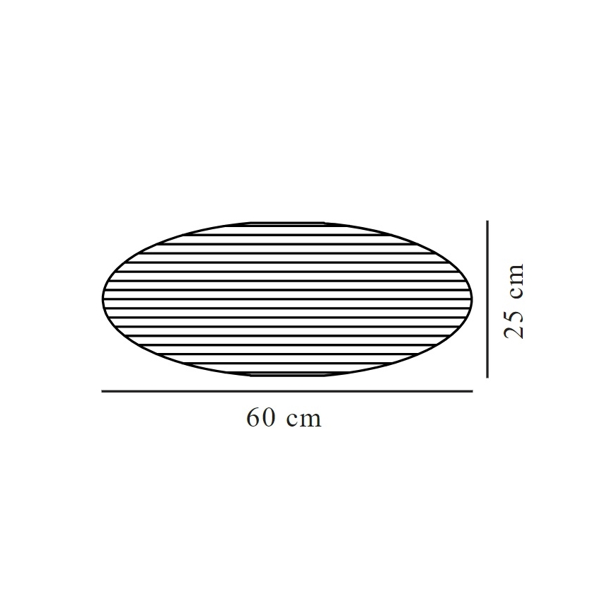 Nordlux - Lampenschirm für Hängeleuchte VILLO E27 d 60 cm braun