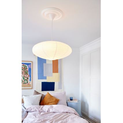 Nordlux - Lampenschirm für Kronleuchter VILLO E27 Ø 60 cm Weiß