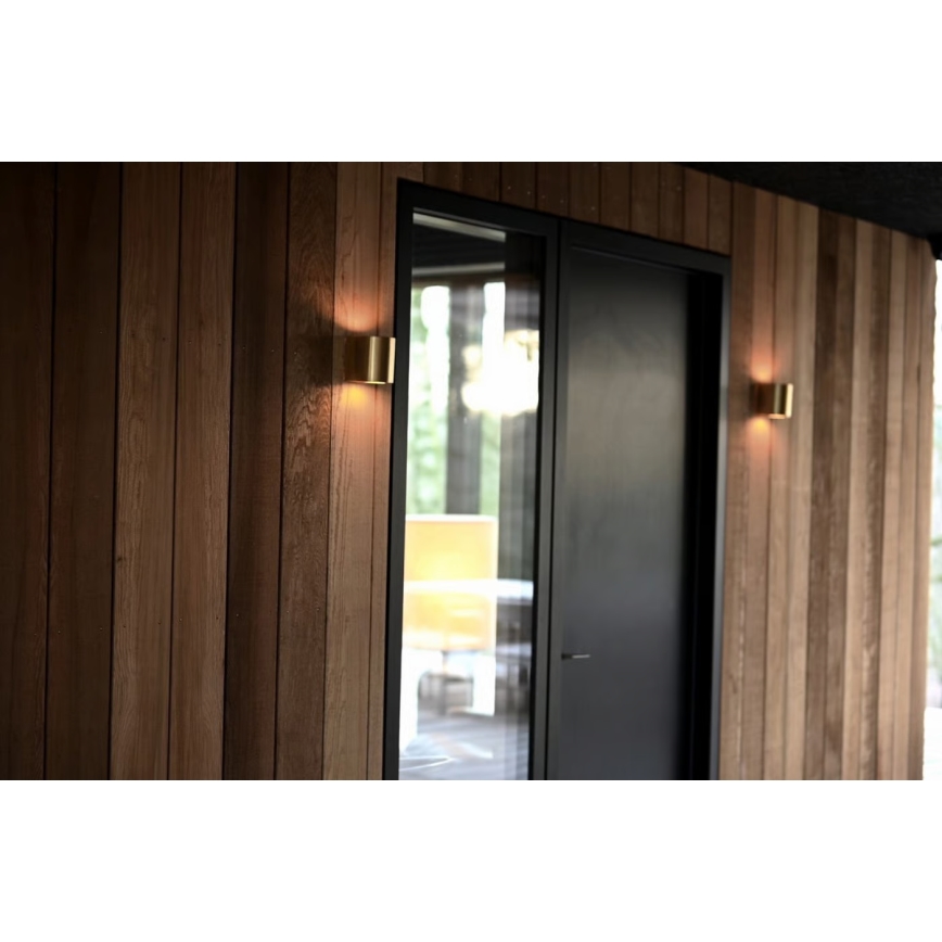 Nordlux - LED-Außenwandleuchte CANTO 2xLED/5,5W/230V IP44 goldfarben