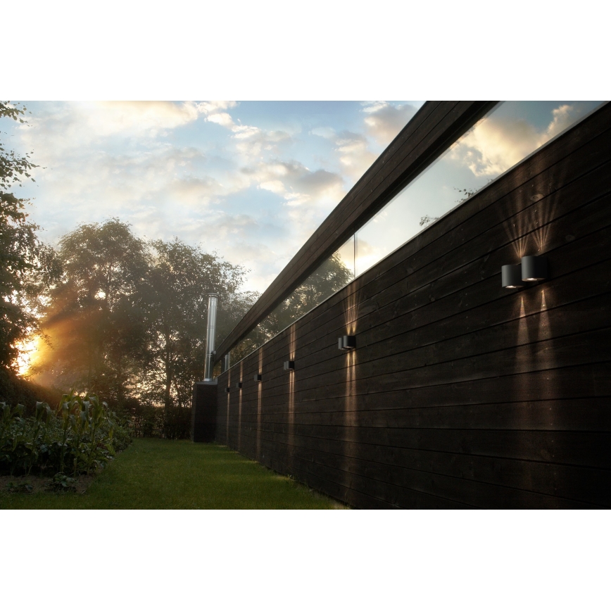 Nordlux - LED Außenwandleuchte CANTO 2xLED/5,5W/230V IP44 grau