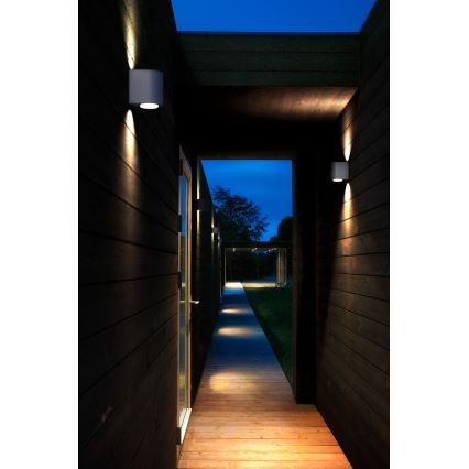 Nordlux - LED Außenwandleuchte CANTO 2xLED/5,5W/230V IP44 grau