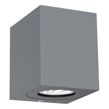 Nordlux - LED-Außenwandleuchte CANTO 2xLED/5W/230V IP44 grau