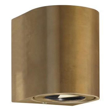 Nordlux - LED Außenwandleuchte CANTO 2xLED/6W/230V IP44 Messing