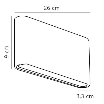 Nordlux - LED Außenwandleuchte KINVER LED/10W/230V IP54 weiß