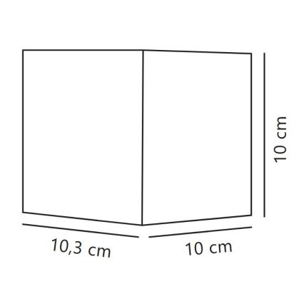 Nordlux - LED-Außenwandleuchte MILDA, 4,9 W, 230 V, IP44, schwarz