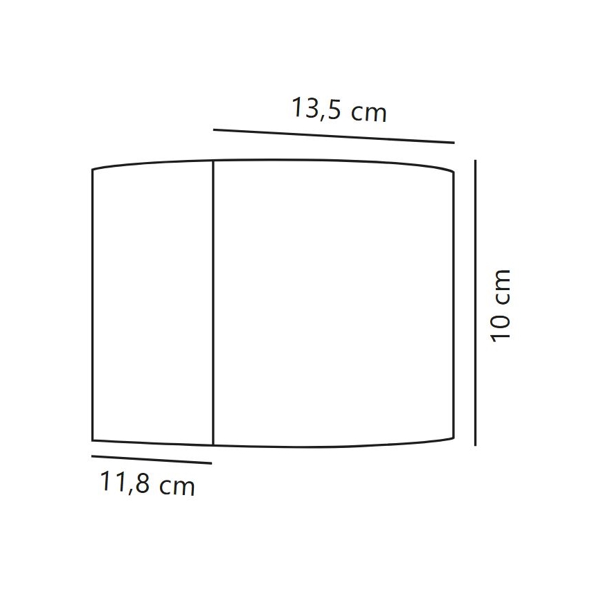 Nordlux - LED-Außenwandleuchte MILDA LED/4,9W/230V IP44 Anthrazit