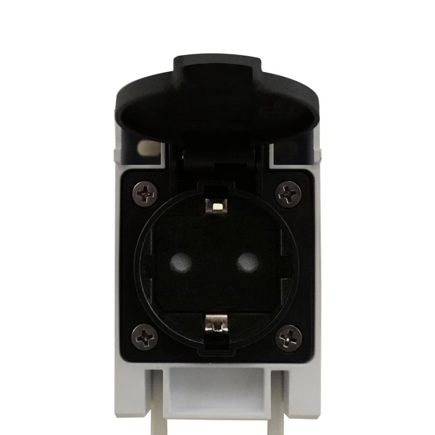 Nordlux - LED-Badezimmer-Spiegelleuchte mit Steckdose MALAIKA LED/15W/230V IP44 68,4 cm weiß