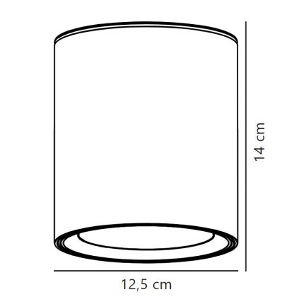 Nordlux - LED dimmbarer Badezimmer-Spot LANDON LED/6,5W/230V IP44 schwarz
