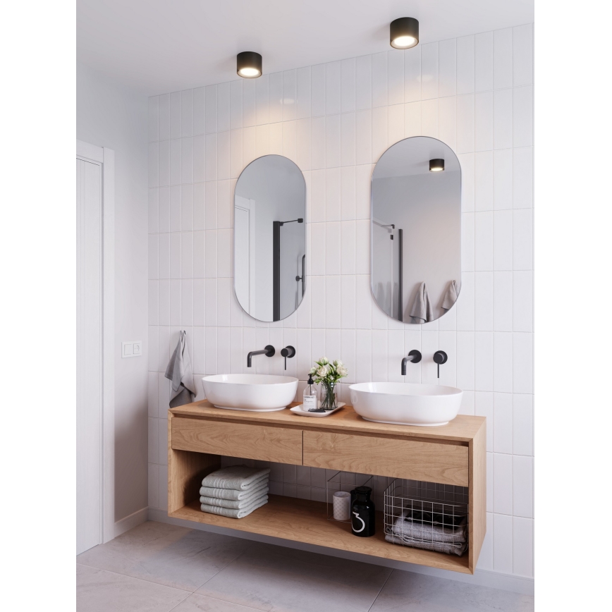 Nordlux - LANDON LED/6,5W/230V IP44 dimmbarer Badezimmer-Spot, schwarz