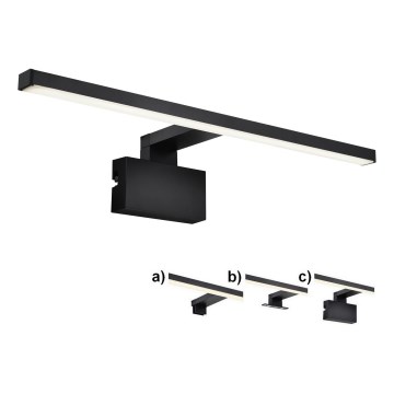 Nordlux - LED Badezimmerspiegelbeleuchtung MARLEE LED/8,9W/230V IP44 4000K 50 cm Schwarz