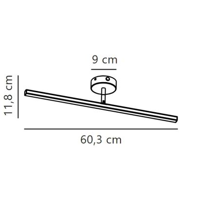 Nordlux - LED Badezimmer-Spiegelleuchte IP LED/7,2W/230V IP44 60 cm Weiß