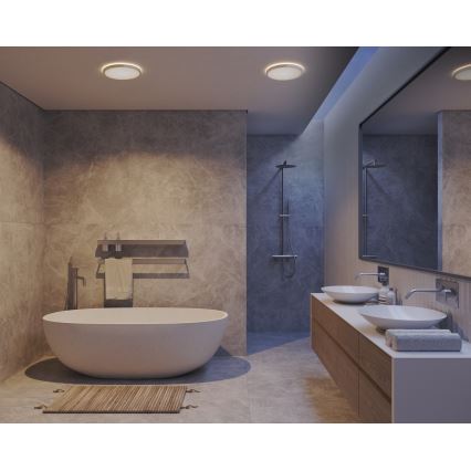 Nordlux - LED-dimmbare Badezimmer-Deckenleuchte OJA LED/14,5W/230V 3000/4000K IP54 Ø 30 cm