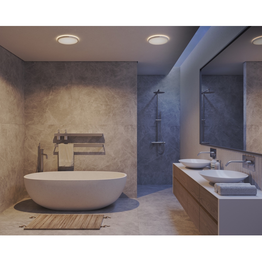 Nordlux - LED-dimmbare Badezimmer-Deckenleuchte OJA LED/14,5W/230V 3000/4000K IP54 Ø 30 cm