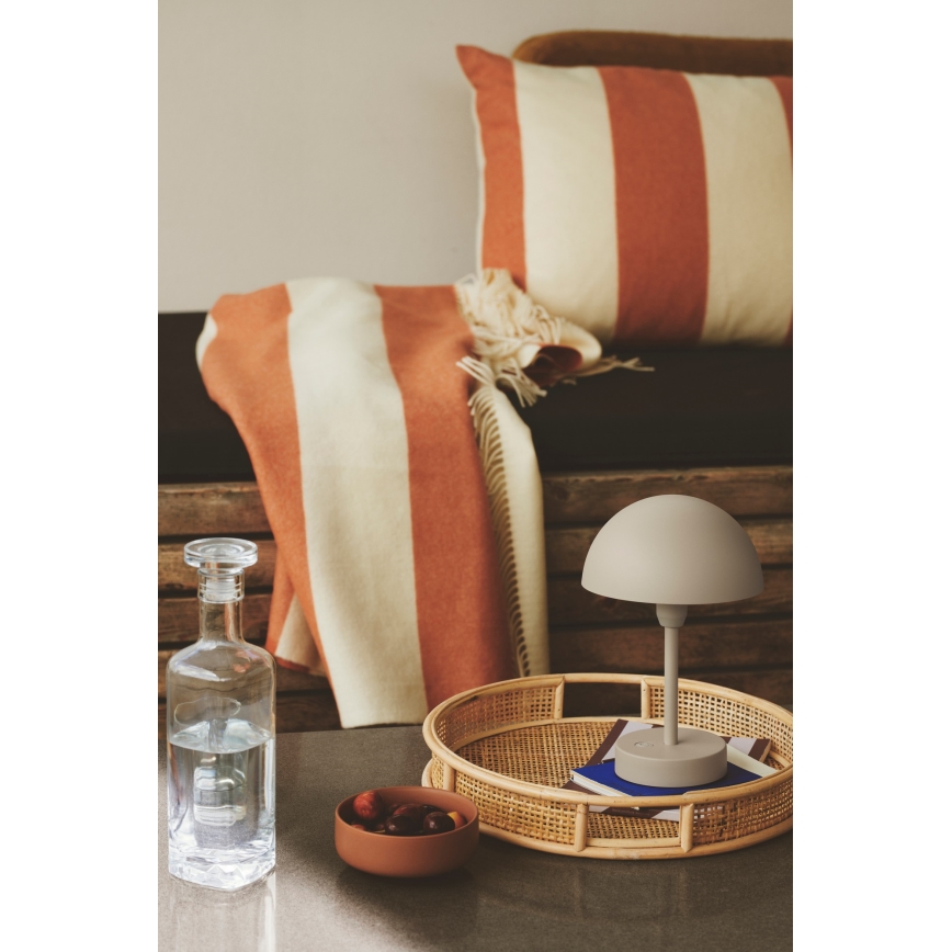 Nordlux - LED dimmbare wiederaufladbare Außen-Tischlampe ELLEN LED/2,8W/3,7V IP44 beige