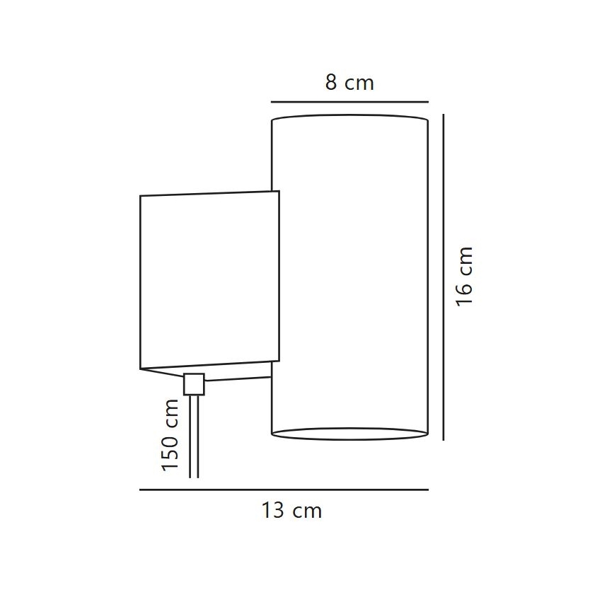Nordlux - LED dimmbare Wandleuchte MONA LED/10W/230V CRI 90