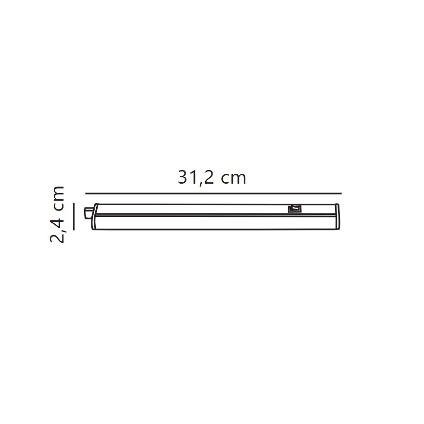 Nordlux - LED-Küchenunterbauleuchte LATONA LED/4W/230V 3000/4000K  31,2 cm