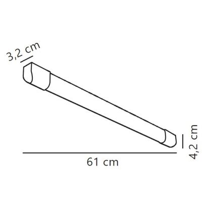 Nordlux - LED-Leuchtstofflampe ARLINGTON LED/10W/230V 61 cm