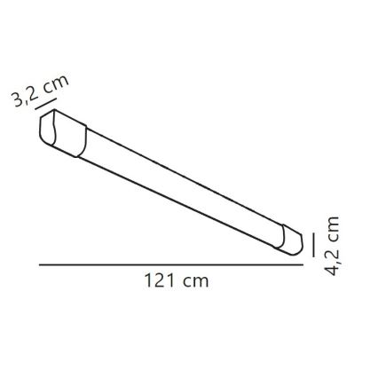 Nordlux - LED-Leuchtstofflampe ARLINGTON LED/18W/230V 121 cm
