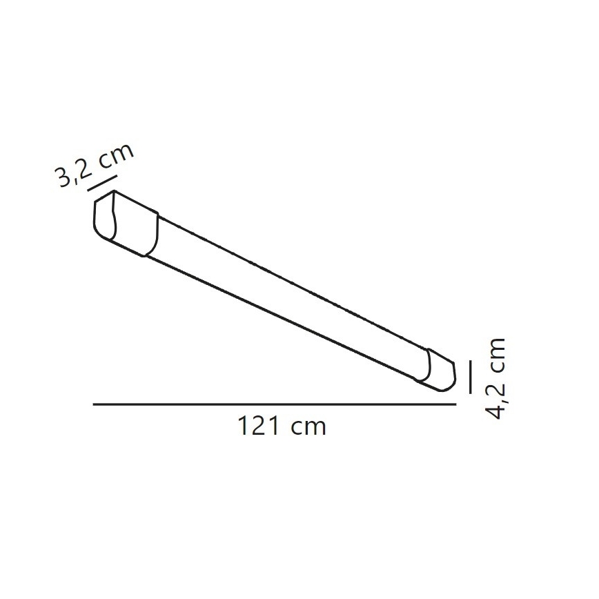Nordlux - LED-Leuchtstofflampe ARLINGTON LED/18W/230V 121 cm