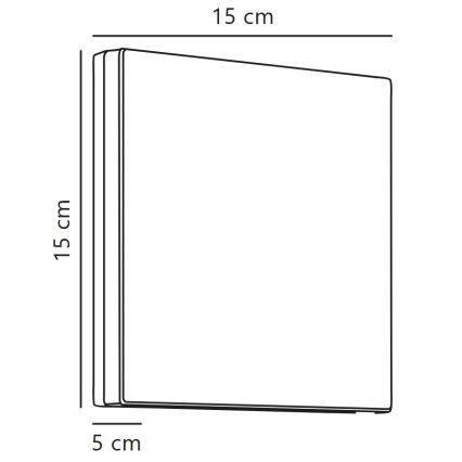 Nordlux - LED-Outdoor-Wandleuchte ARTEGO LED/7,2W/230V 3000K IP54