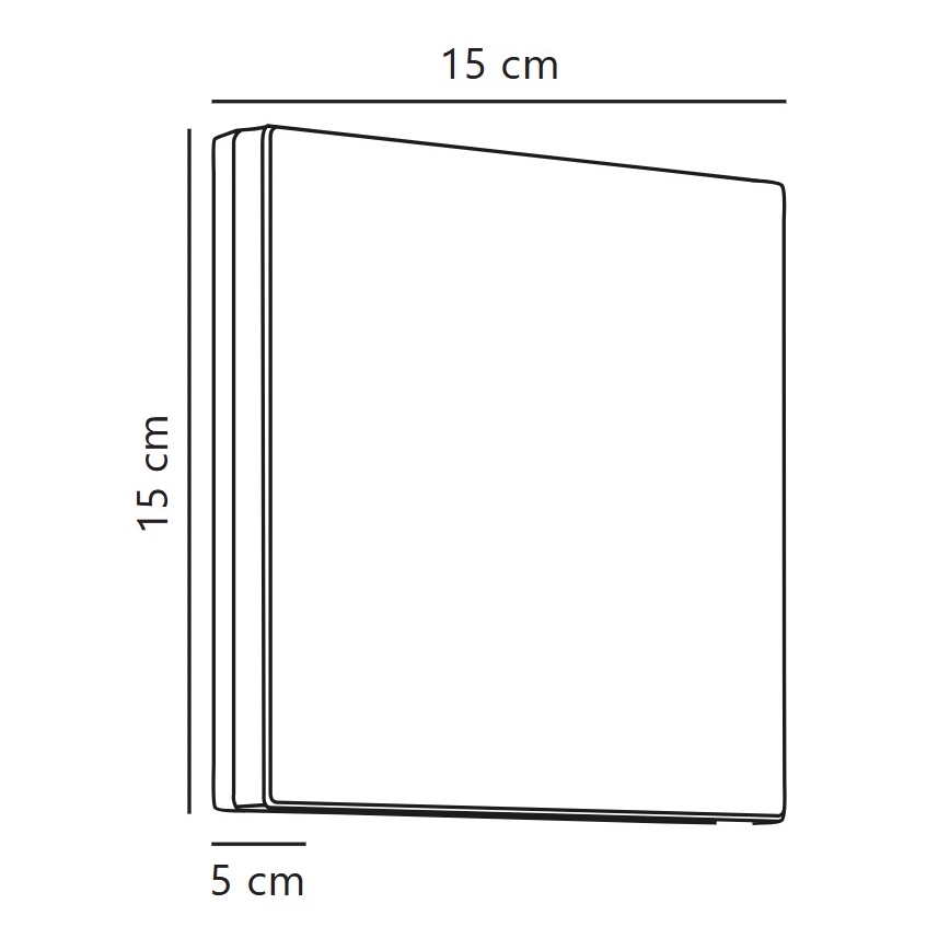 Nordlux - LED-Outdoor-Wandleuchte ARTEGO LED/7,2W/230V 3000K IP54