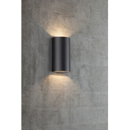 Nordlux - LED-Outdoor-Wandleuchte ROLD LED/10,5W/230V 3000K IP54 schwarz