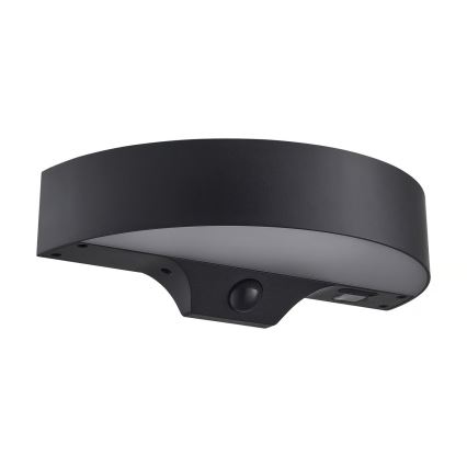 Nordlux - LED Solar-Wandleuchte mit Sensor MONAY LED/5W/5V 3000K IP44 2000 mAh schwarz