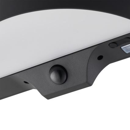 Nordlux - LED Solar-Wandleuchte mit Sensor MONAY LED/5W/5V 3000K IP44 2000 mAh schwarz